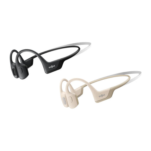 SHOKZ OpenRun Pro Mini | Bone conduction headphones - Sport - Bluetooth - 10 hours autonomy - Beige-Sonxplus St-Sauveur