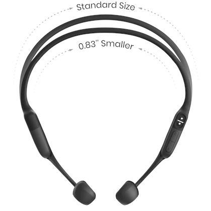 SHOKZ OpenRun Pro Mini | Bone conduction headphones - Sport - Bluetooth - 10 hours autonomy - Black-Sonxplus St-Sauveur