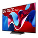 LG OLED65C4PUA | 65" 4K OLED Television - 120Hz - C4 Series - Processor IA a9 Gen7 4K - Black-Sonxplus St-Sauveur