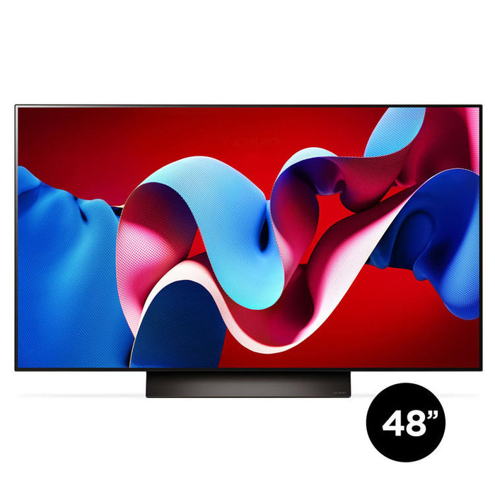 LG OLED48C4PUA | 48" 4K OLED Television - 120Hz - C4 Series - Processor IA a9 Gen7 4K - Black-Sonxplus St-Sauveur