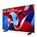 LG OLED42C4PUA | 42" 4K OLED Television - 120Hz - C4 Series - Processor IA a9 4K - Black-Sonxplus St-Sauveur