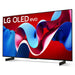 LG OLED42C4PUA | 42" 4K OLED Television - 120Hz - C4 Series - Processor IA a9 4K - Black-Sonxplus St-Sauveur