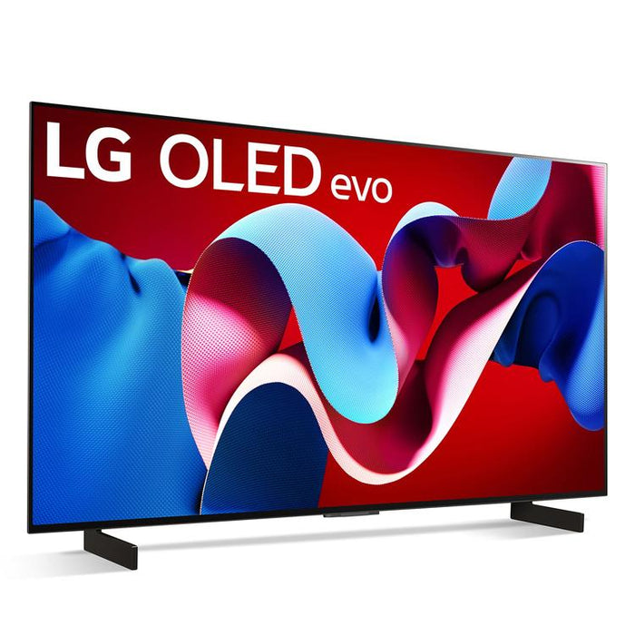 LG OLED42C4PUA | 42" 4K OLED Television - 120Hz - C4 Series - Processor IA a9 4K - Black-Sonxplus St-Sauveur