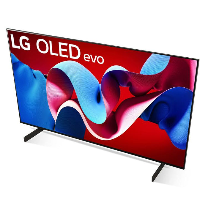 LG OLED42C4PUA | 42" 4K OLED Television - 120Hz - C4 Series - Processor IA a9 4K - Black-Sonxplus St-Sauveur