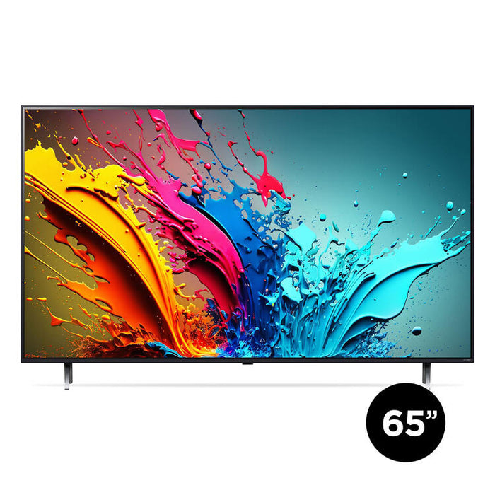 LG 65QNED85TUA | 65" QNED 4K - UHD 4K Television - QNED85T Series - 120Hz - IA a8 4K Processor - Black-Sonxplus St-Sauveur