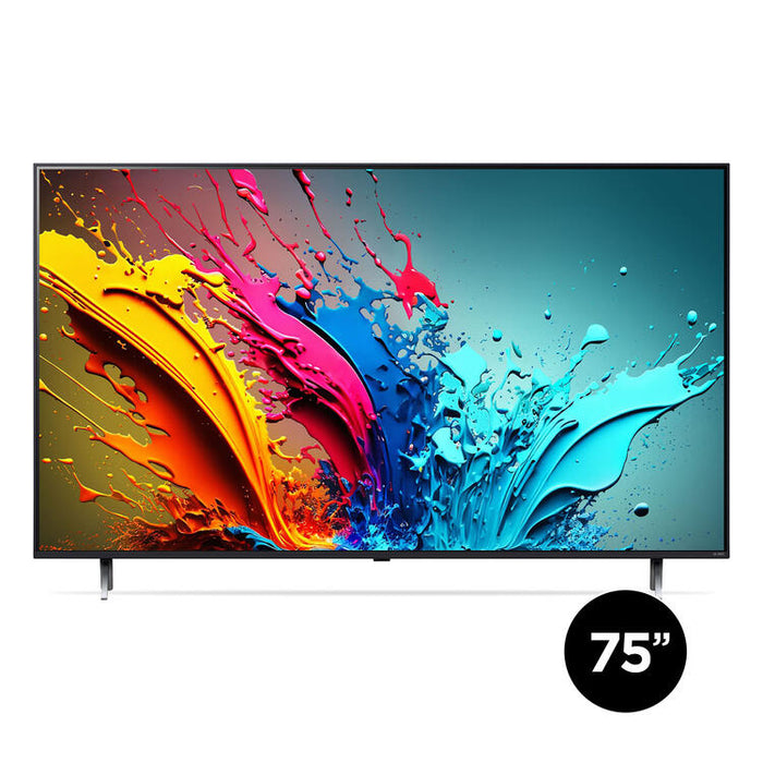 LG 75QNED85TUA | 75" QNED 4K - UHD 4K Television - QNED85T Series - 120Hz - IA a8 4K Processor - Black-Sonxplus St-Sauveur