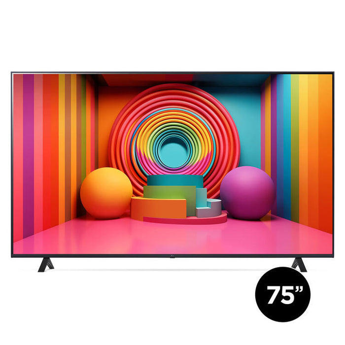 LG 75UT7590PUA | 75" Television - 4K Ultra HD - LED - UT7590 Series - HDR - Smart WebOS - 60 Hz native - Processor IA a5 Gen7 4K - Black-Sonxplus St-Sauveur