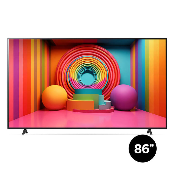 LG 86UT7590PUA | 86" Television - 4K Ultra HD - LED - UT7590 Series - HDR - Smart WebOS - 60 Hz native - IA a5 Gen7 4K Processor - Black-Sonxplus St-Sauveur