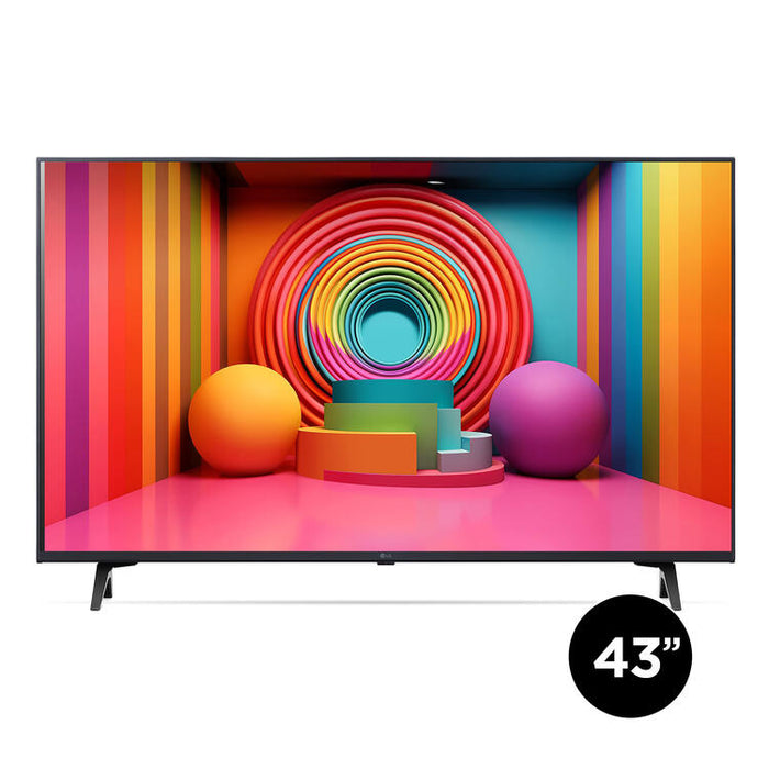 LG 43UT7590PUA | 43" Television - 4K Ultra HD - LED - UT7590 Series - HDR - Smart WebOS - 60 Hz native - IA a5 Gen7 4K Processor - Black-Sonxplus St-Sauveur