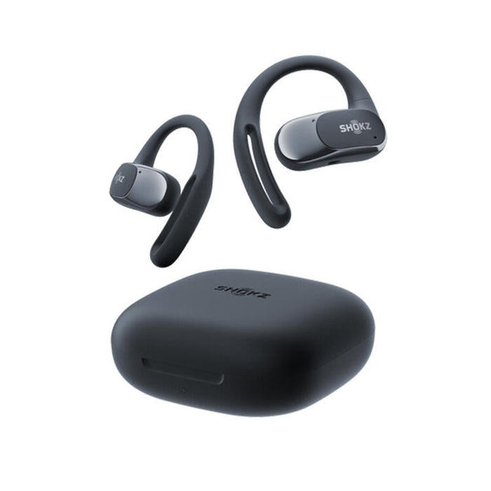 SHOKZ OpenFit Air | Bone conduction headphones - Up to 28 hours of listening - Bluetooth - Black-Sonxplus St-Sauveur