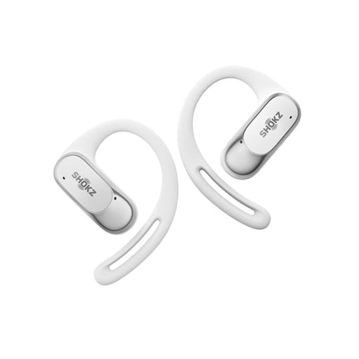 SHOKZ OpenFit Air | Bone conduction headphones - Up to 28 hours of listening - Bluetooth - White-Sonxplus St-Sauveur