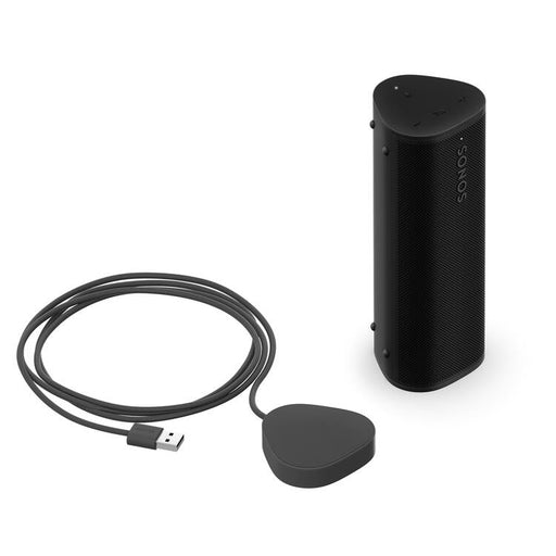 Sonos | Roam Charging Set - 1 Roam 2 Portable Speaker - 1 Roam Charger - Black-Sonxplus St-Sauveur