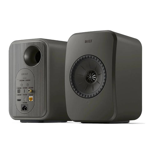 KEF LSX II LT | Wireless HiFi Speakers - Compact & Versatile - Graphite Grey - Pair-Sonxplus St-Sauveur