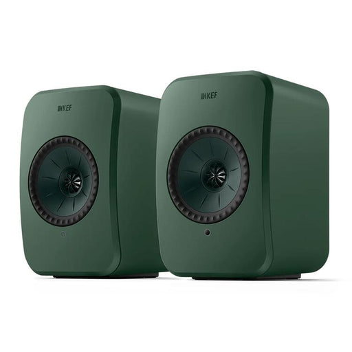 KEF LSX II LT | Wireless HiFi Speakers - Compact & Versatile - Sage Green - Pair-Sonxplus St-Sauveur