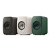 KEF LSX II LT | Wireless HiFi Speakers - Compact & Versatile - Sage Green - Pair-Sonxplus St-Sauveur