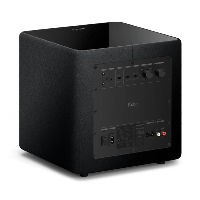 KEF Kube 8MIE | Subwoofer - 8in - 300 Watts Class D - Black-Sonxplus St-Sauveur