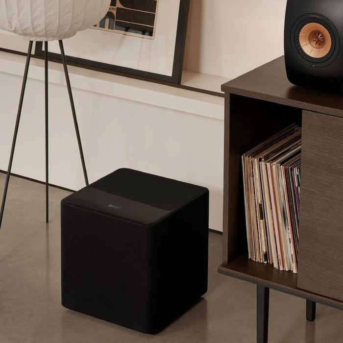 KEF KUBE 10 MIE | Subwoofer - 10in - 300 Watts Class D - Black-Sonxplus St-Sauveur