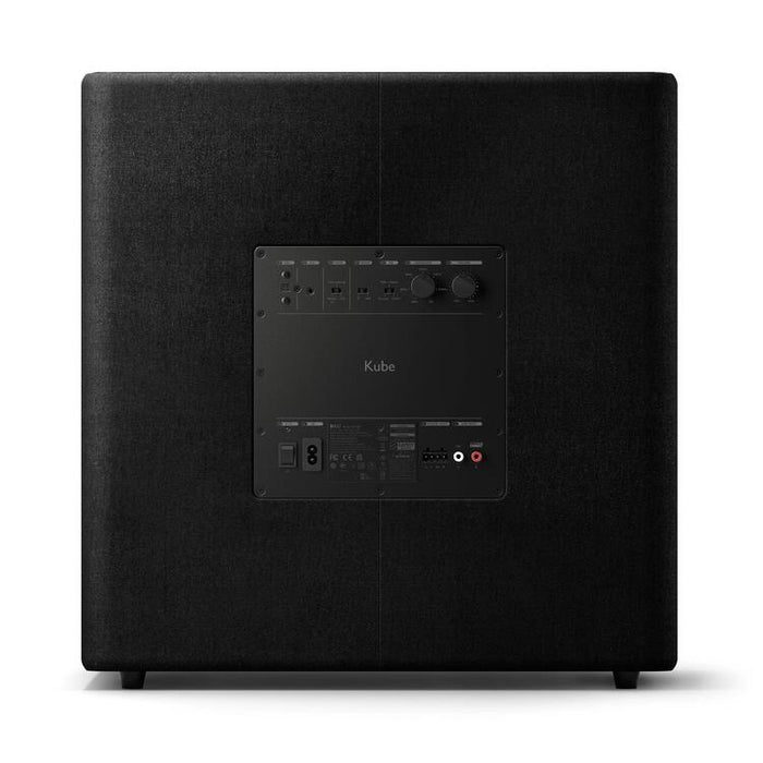 KEF KUBE 15 MIE | Subwoofer - 15in - 300 Watts Class D - Black-Sonxplus St-Sauveur