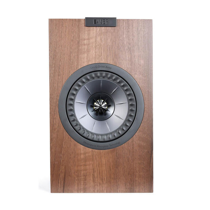 KEF Q1 Meta | Bookshelf Speakers - 2-way bass reflex design - Walnut - Pair-Sonxplus St-Sauveur