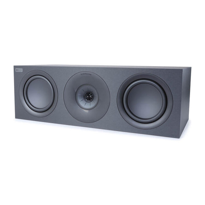 KEF Q6 Meta | Center speaker - 3-way bass-reflex design - Black - Unité-Sonxplus St-Sauveur