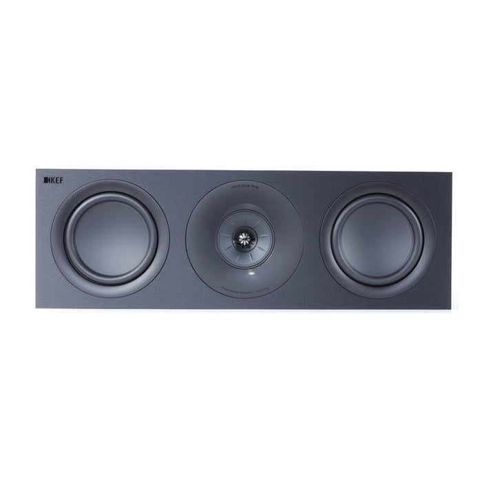 KEF Q6 Meta | Center speaker - 3-way bass-reflex design - Black - Unité-Sonxplus St-Sauveur