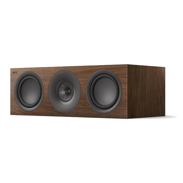 KEF Q6 Meta | Center speakers - 3-way bass-reflex design - Walnut - Unité-Sonxplus St-Sauveur