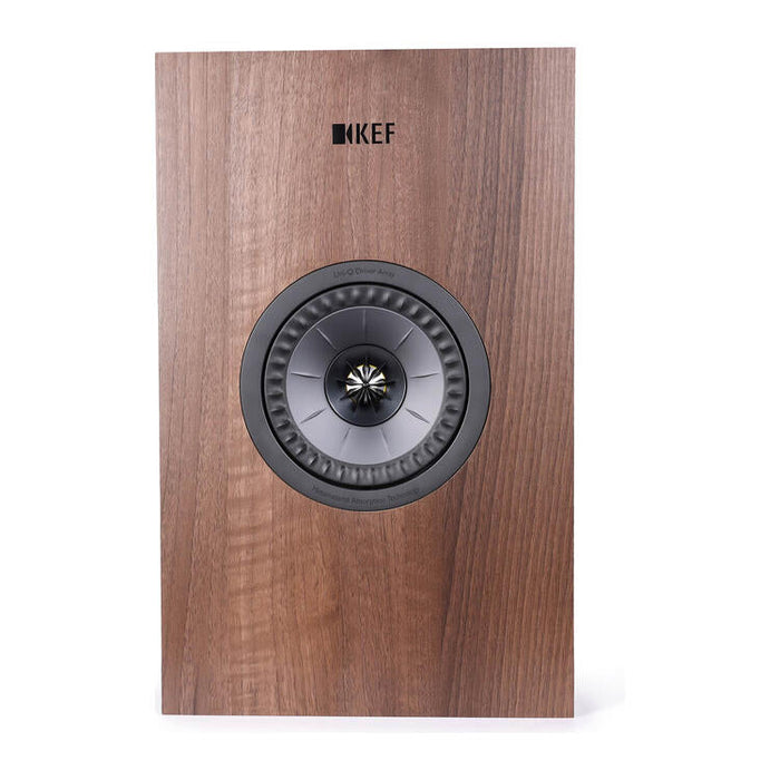 KEF Q4 Meta | Wall-mounted speakers - 2-way bass reflex design - Walnut - Unité-Sonxplus St-Sauveur