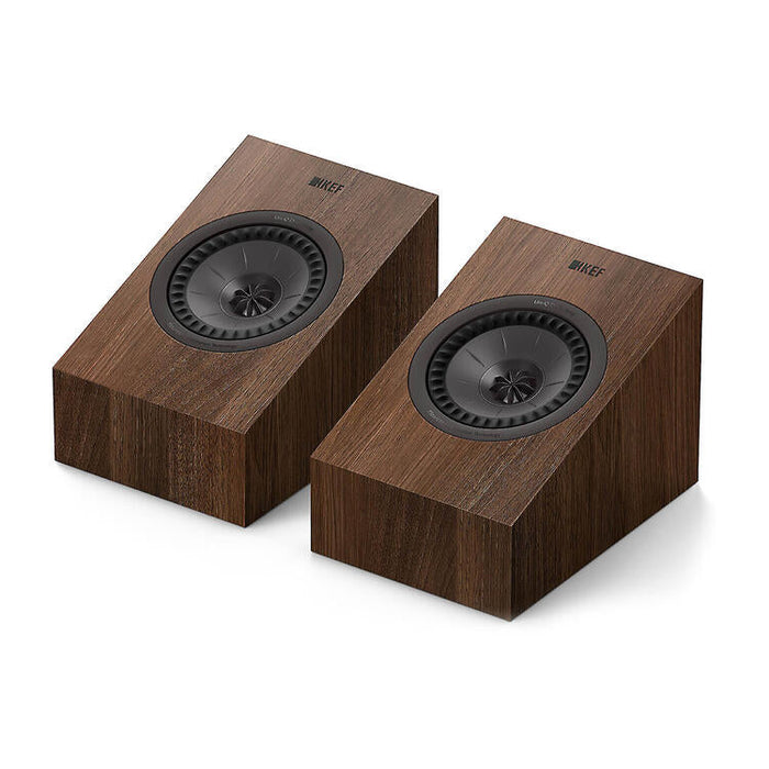 KEF Q8 Meta | Wall-Mounted Speakers - 2-way Bass-Reflex Design - Atmos - Walnut - Pair-Sonxplus St-Sauveur