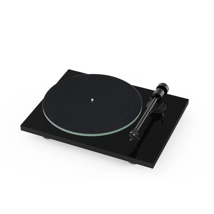Pro-Ject T1 EVO | Turntable - Cartridge (OM10) - Black Piano-Sonxplus St-Sauveur