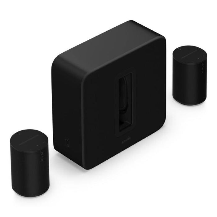 Sonos | High-End Home Theater Complementary Package - Sub 4 + 2 Era 100 - Black-Sonxplus St-Sauveur