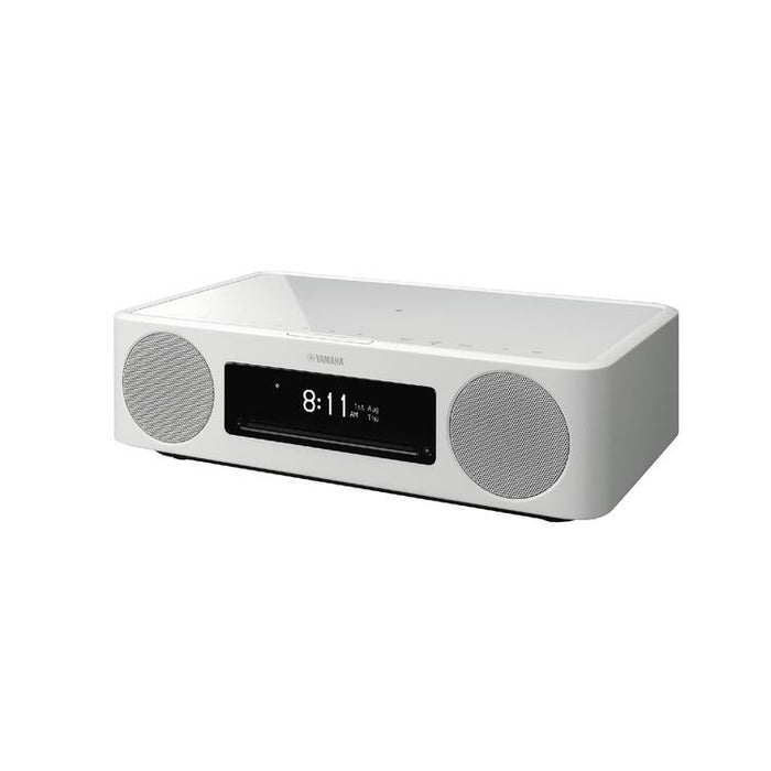 Yamaha TSX-N237 | Clock Radio - Bluetooth - CD Player - White-Sonxplus St-Sauveur