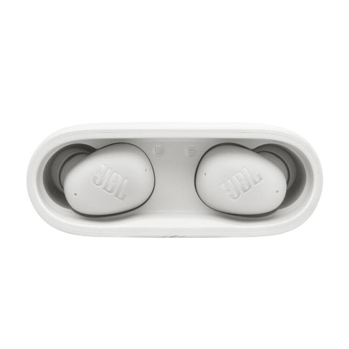 JBL Vibe Buds 2 | In-Ear Headphones - Wireless - Bluetooth - Smart Ambient Technology - White-Sonxplus St-Sauveur