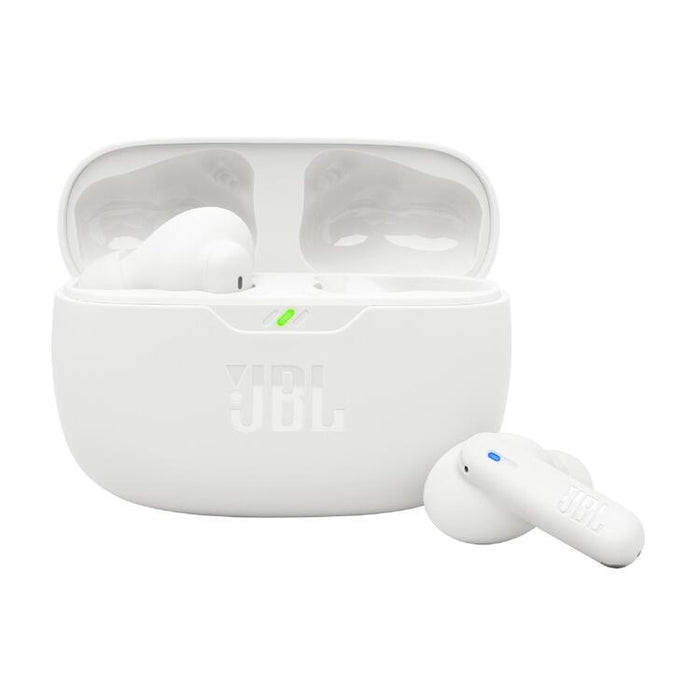 JBL Vibe Beam 2 | In-Ear Headphones - Wireless - Bluetooth - Smart Ambient Technology - White-Sonxplus St-Sauveur