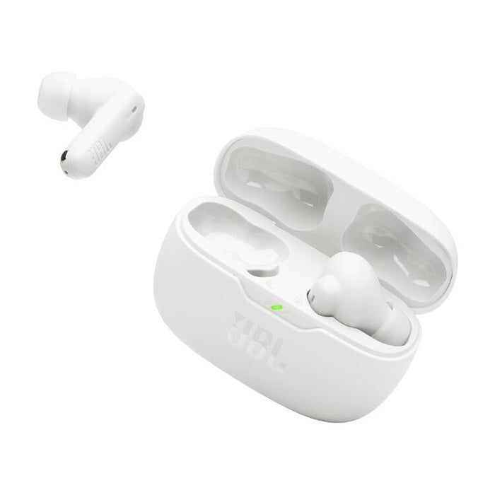 JBL Vibe Beam 2 | In-Ear Headphones - Wireless - Bluetooth - Smart Ambient Technology - White-Sonxplus St-Sauveur