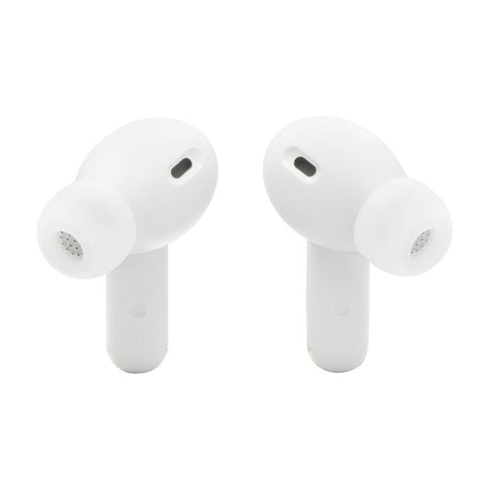 JBL Vibe Beam 2 | In-Ear Headphones - Wireless - Bluetooth - Smart Ambient Technology - White-Sonxplus St-Sauveur