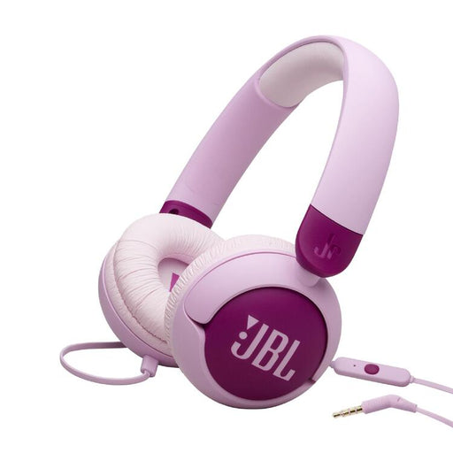 JBL JR320 | Wired circum-aural headphones for kids - JBL Safe Sound - Microphone - Mauve-Sonxplus St-Sauveur