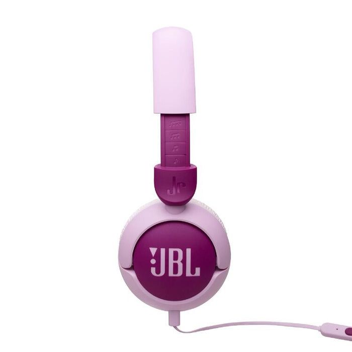 JBL JR320 | Wired circum-aural headphones for kids - JBL Safe Sound - Microphone - Mauve-Sonxplus St-Sauveur