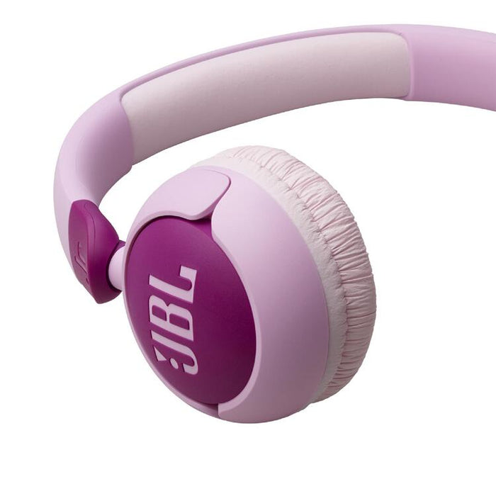 JBL JR320 | Wired circum-aural headphones for kids - JBL Safe Sound - Microphone - Mauve-Sonxplus St-Sauveur