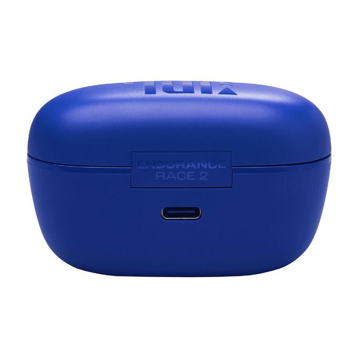 JBL Endurance RACE 2 | In-ear headphones - 100% Wireless - Sport - Waterproof - Up to 48 hours battery life - Blue-Sonxplus St-Sauveur