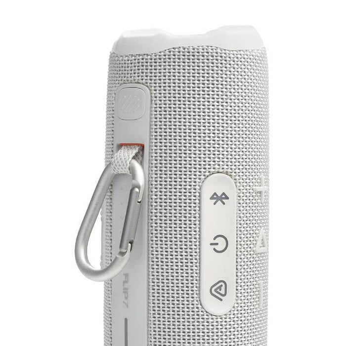 JBL Flip 7 | Portable Speaker - Bluetooth - Waterproof - Up to 14 hours of autonomy - White-Sonxplus St-Sauveur