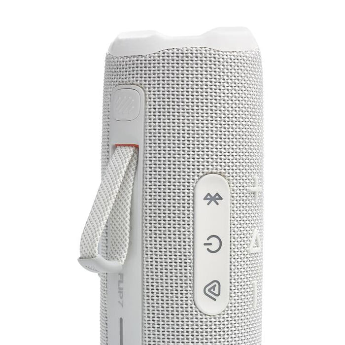 JBL Flip 7 | Portable Speaker - Bluetooth - Waterproof - Up to 14 hours of autonomy - White-Sonxplus St-Sauveur