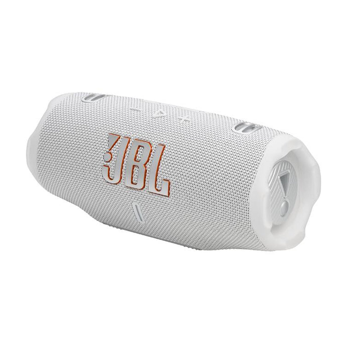 JBL Charge 6 | Bluetooth Portable Speaker - Waterproof - Auracast - 28 Hours autonomy - White-Sonxplus St-Sauveur