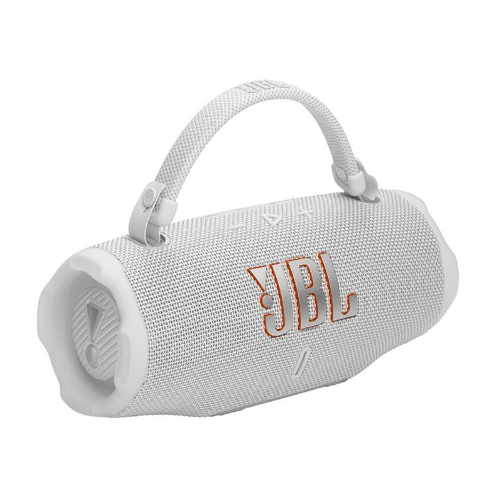 JBL Charge 6 | Bluetooth Portable Speaker - Waterproof - Auracast - 28 Hours autonomy - White-Sonxplus St-Sauveur