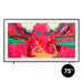 Samsung QN75LS03FWFXZC | 75" Television - The Frame - Neo QLED - 4K - LS03FW Series - 120Hz - Neo Quantum HDR-Sonxplus St-Sauveur