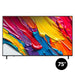 LG 75QNED82AUA | 75" QNED 4K - UHD 4K Television - QNED82A Series - 60Hz - Processor IA a7 4K Gen8 - Black-Sonxplus St-Sauveur