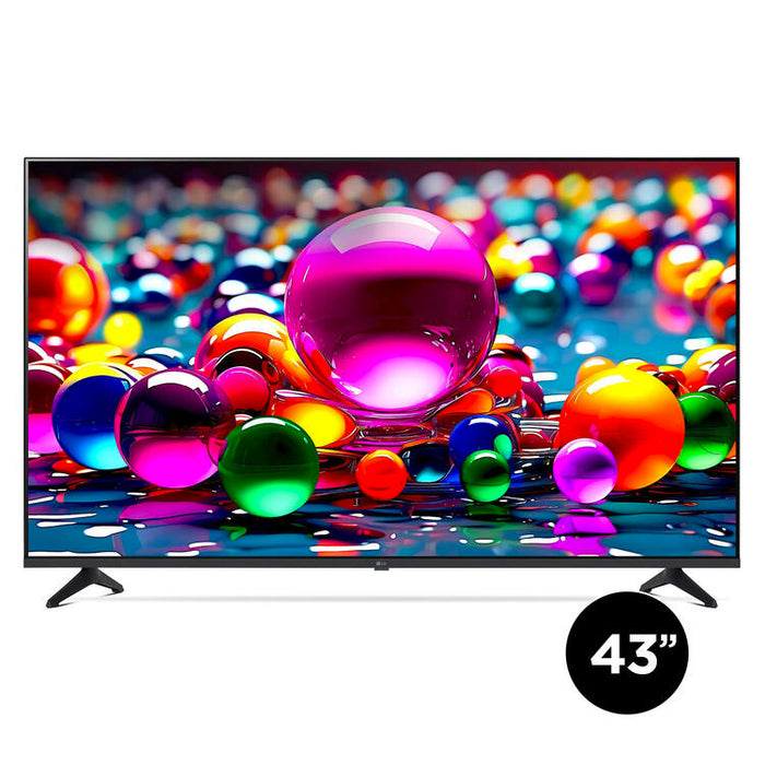 LG 43UA7700PUB | 43" Television - 4K Ultra HD - LED - UA7700 Series - HDR - Smart WebOS - 60 Hz native - IA a7 Gen8 4K Processor - Black-Sonxplus St-Sauveur
