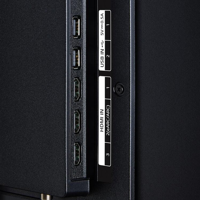 LG 65UA7700PUB | 65" Television - 4K Ultra HD - LED - UA7700 Series - HDR - Smart WebOS - 60 Hz native - Processor IA a7 Gen8 4K - Black-Sonxplus St-Sauveur