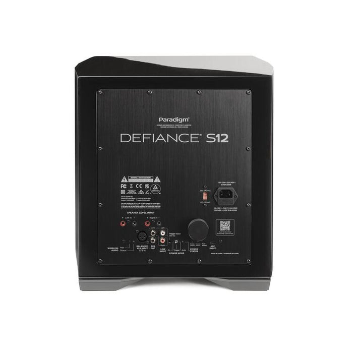Paradigm DEFIANCE S12 | 12" subwoofer - 800W RMS - Unité-Sonxplus St-Sauveur