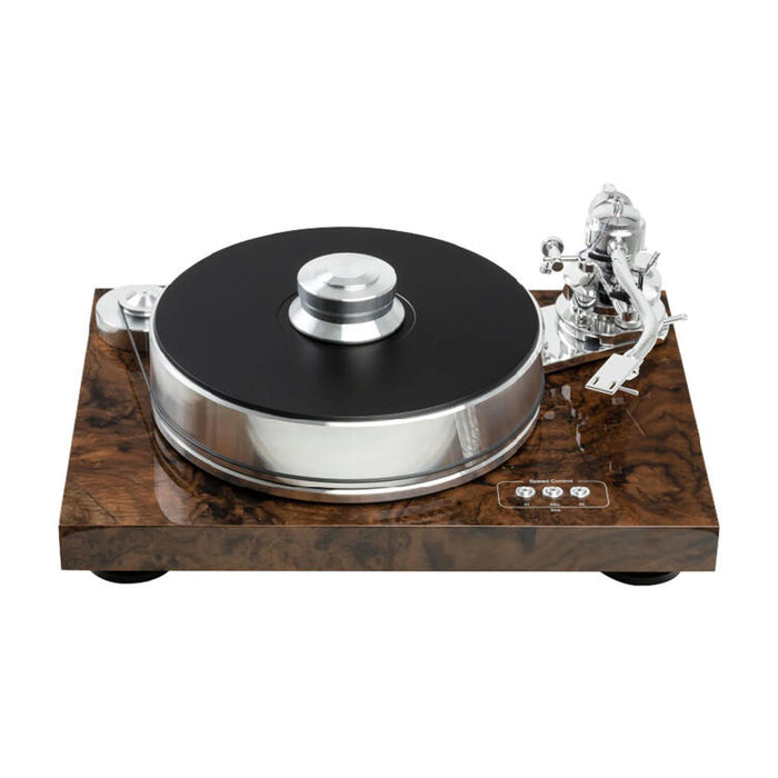 Pro-Ject Signature 10 | High-end turntable - 10-inch single-pivot tone arm - Walnut Boréal-Sonxplus St-Sauveur