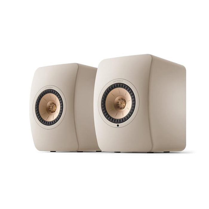 KEF LS50 WIRELESS II | Wireless HiFi Speakers - Metamaterial Absorption - Sand Shell - Pair-Sonxplus St-Sauveur